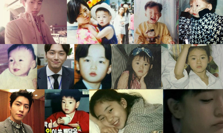 Как выглядели 30 корейских звезд в детстве.
